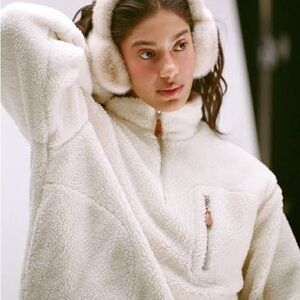 Parke Quarter Zip Fleece Pullover - Oat